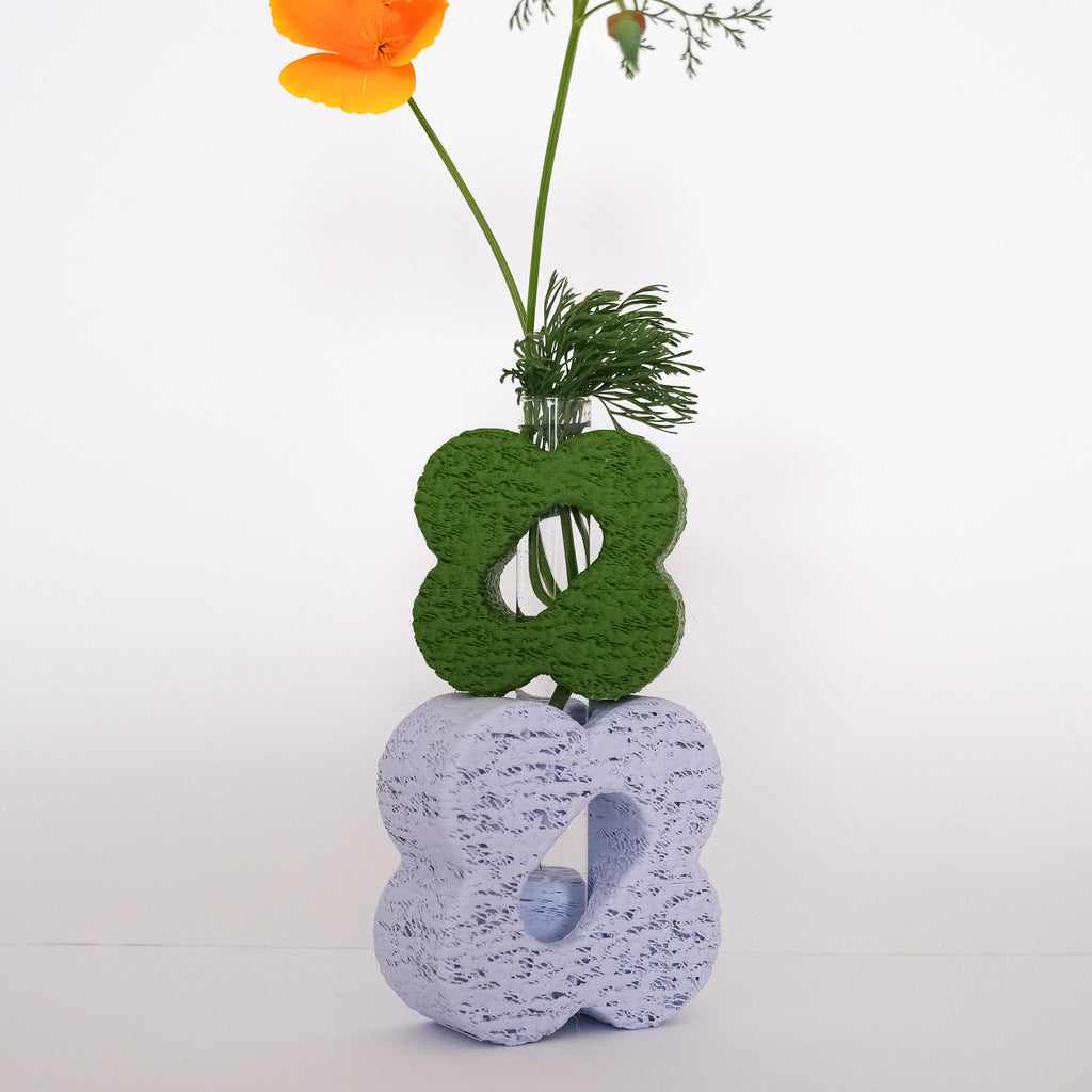 Flower Vase with Glass Flute - Big Size