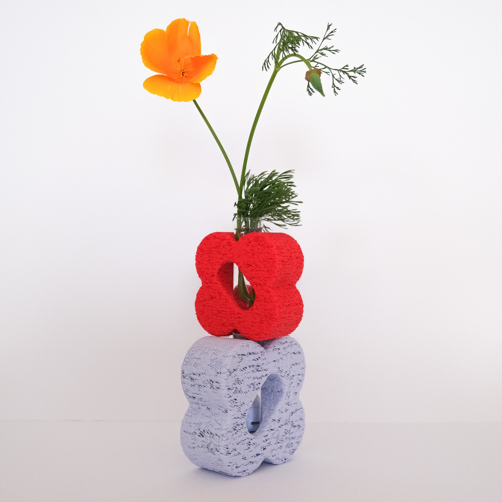 Flower Vase with Glass Flute - Big Size