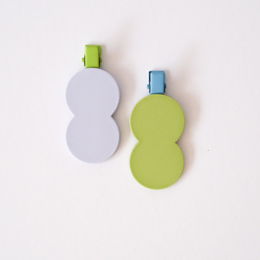 DOTS Hair Clips – Colorblocking – Set of 2