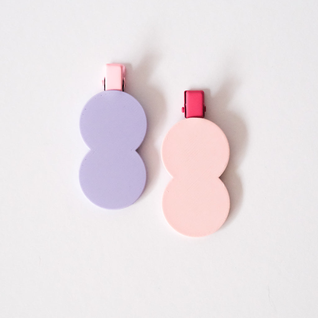 DOTS Hair Clips – Colorblocking – Set of 2