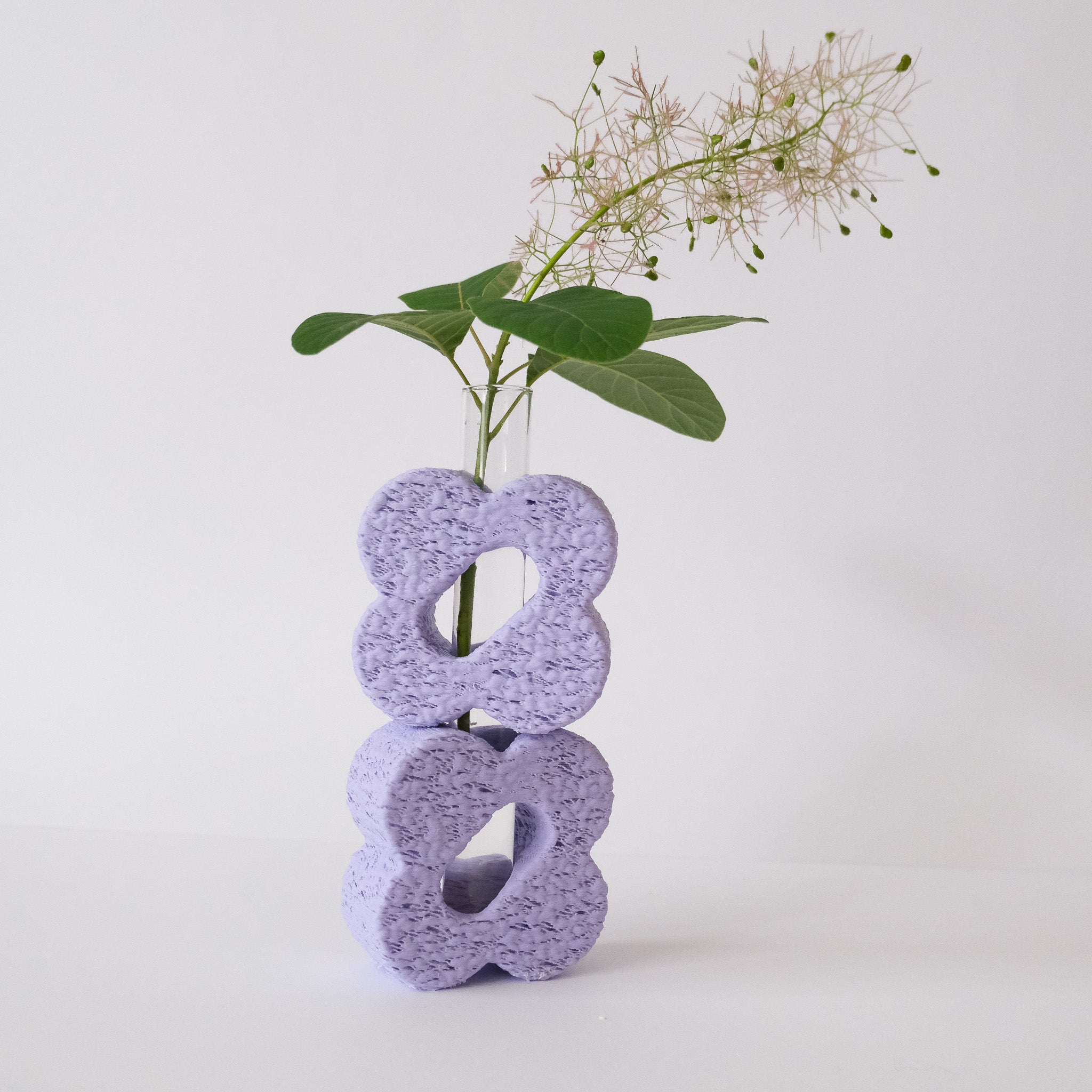 Flower Vase with Glass Flute - Small Size