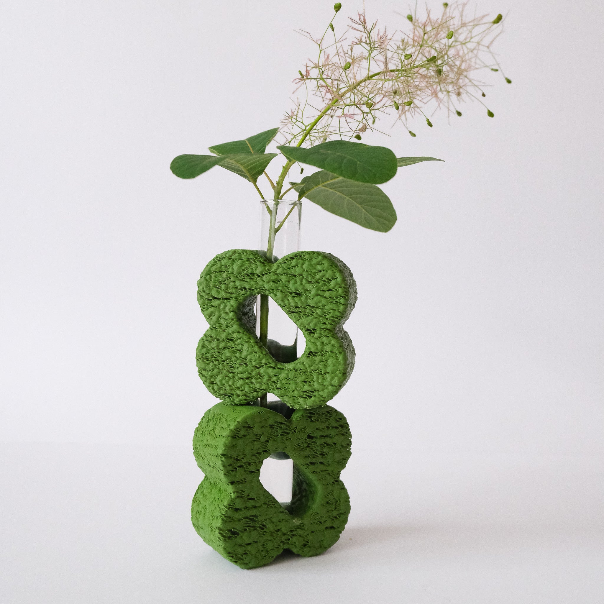 Flower Vase with Glass Flute - Small Size