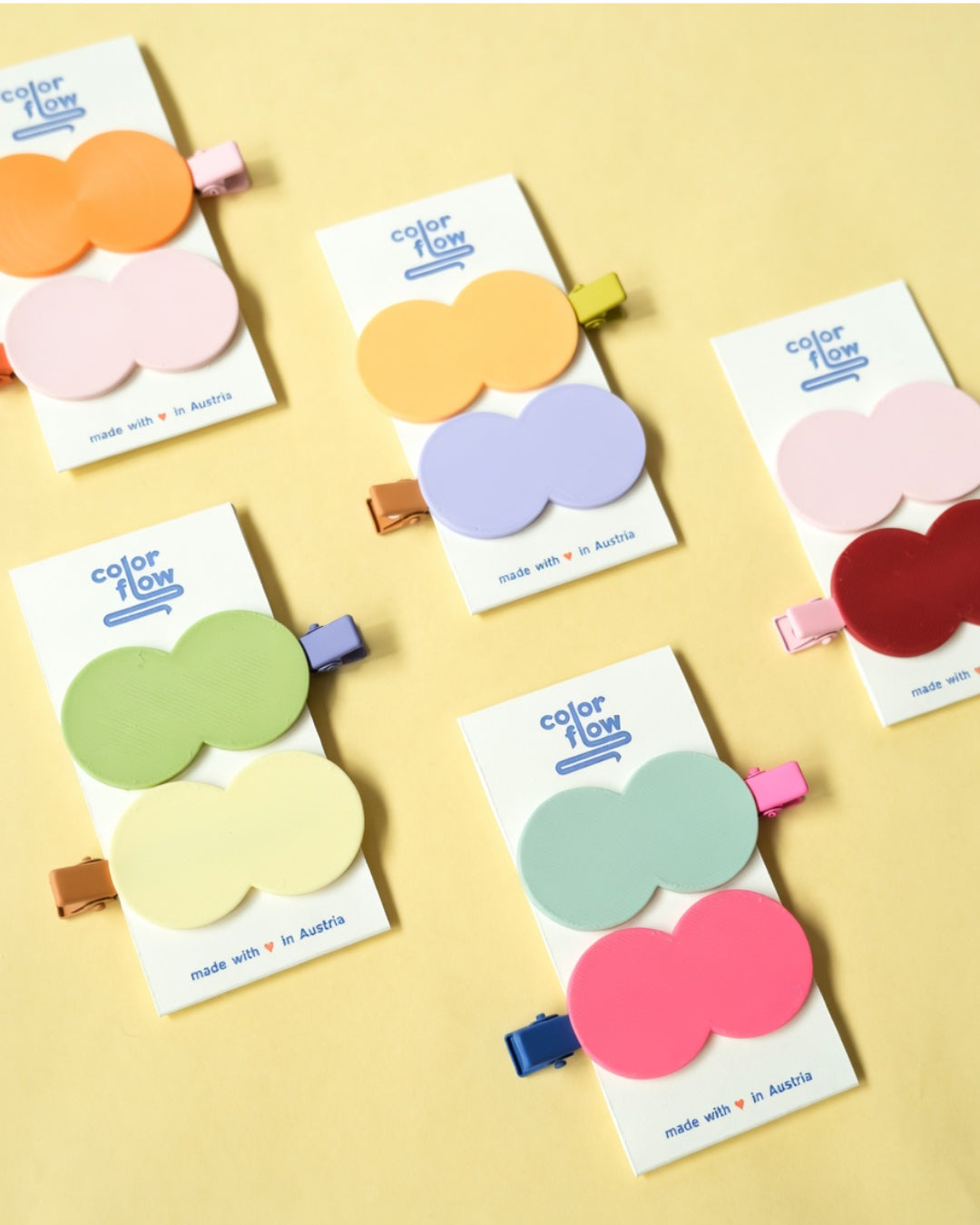 DOTS Hair Clips – Colorblocking – Set of 2