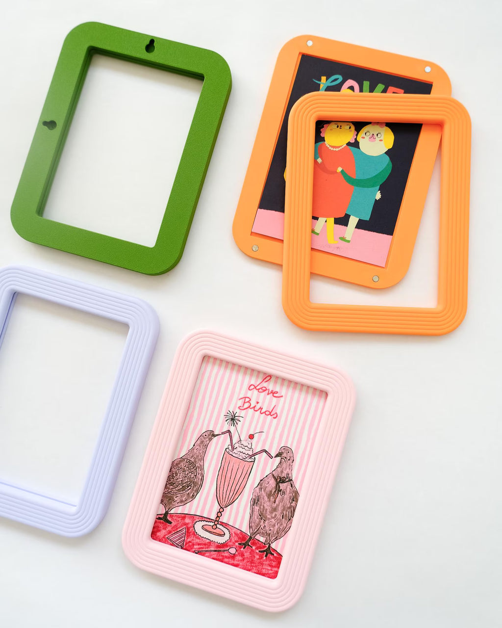 Set of 4 Vintage Inspired Postcard & Picture Frames (A6)