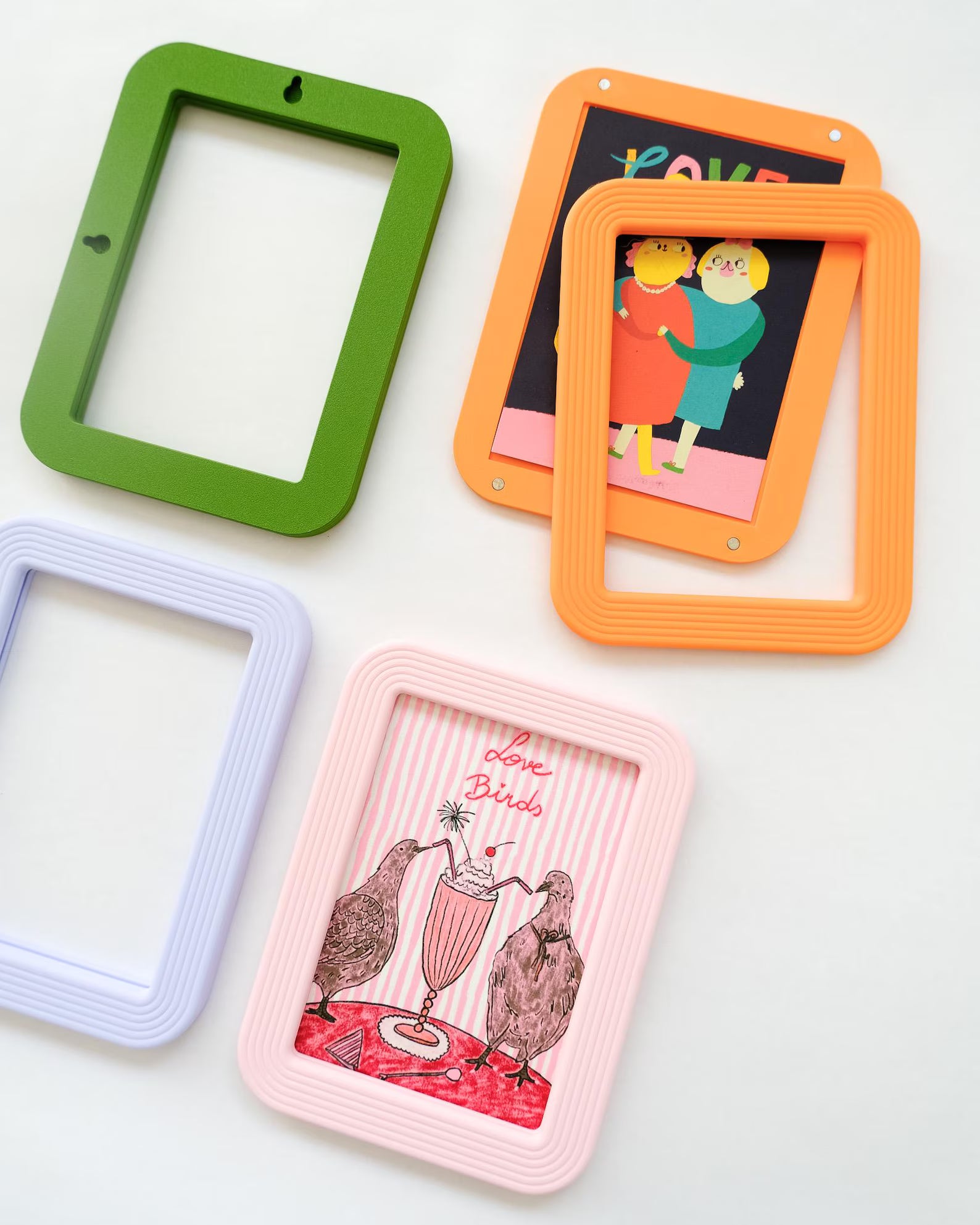 Set of 4 Vintage Inspired Postcard & Picture Frames (A6)