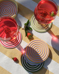 Set of 6 Colorblocking Coasters