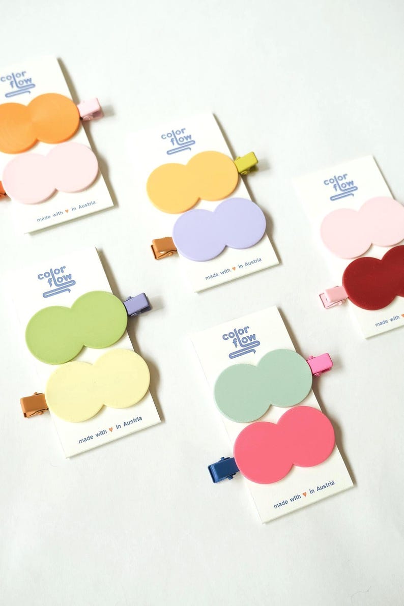 DOTS hair clips lifestyle